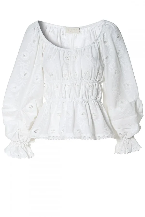 Bluzka Anita Origami White>AGGI Shop