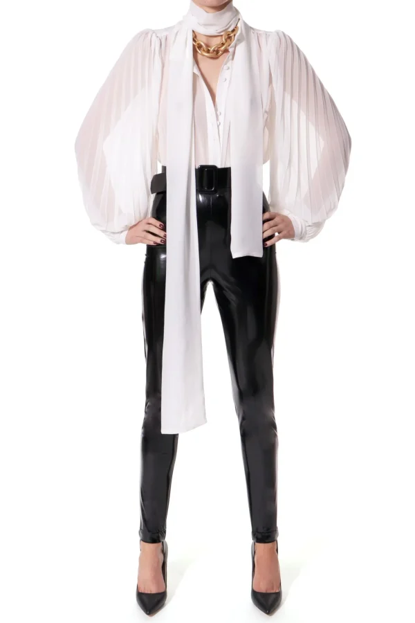 Bluzka Linda Muslin White>AGGI Shop