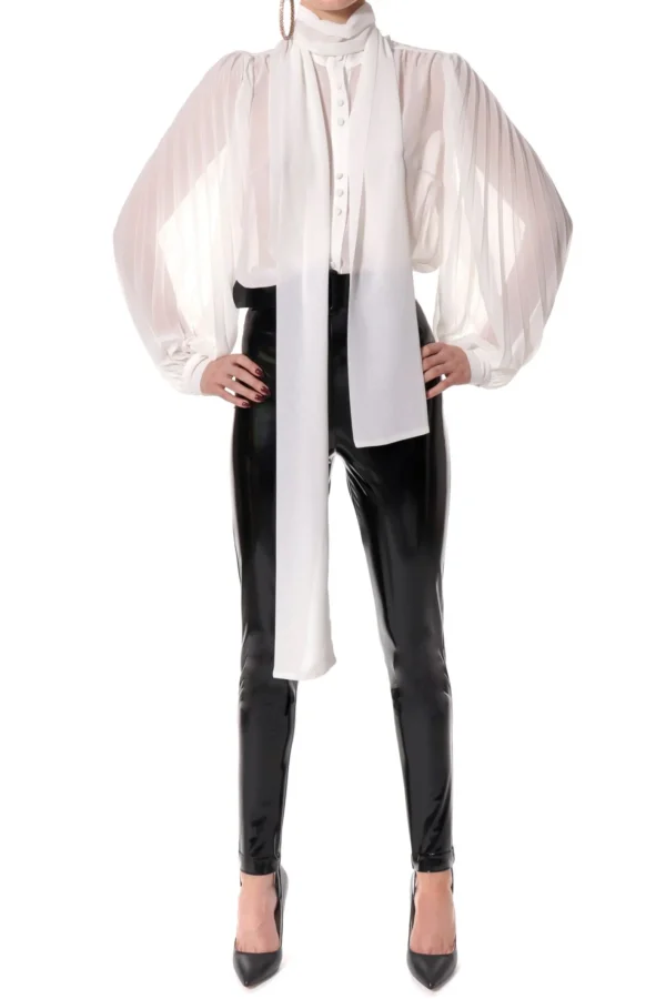 Bluzka Linda Muslin White>AGGI Shop