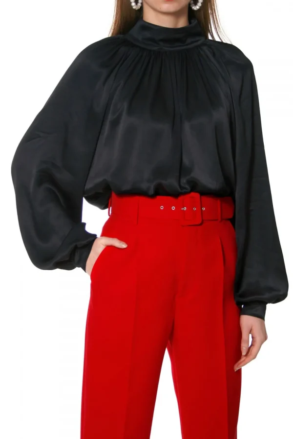 Bluzka Maurycja Glossy Black>AGGI Clearance