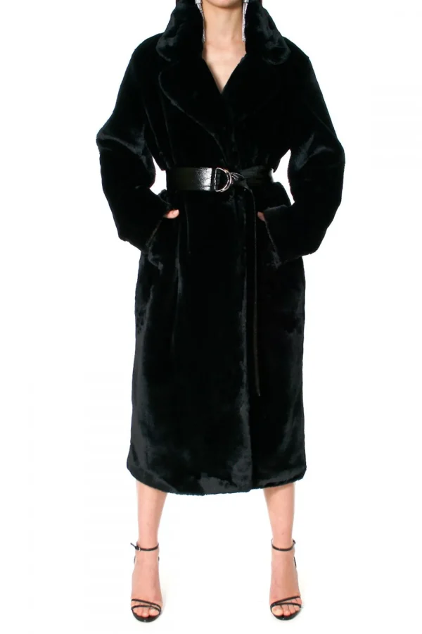 Futro Kylie Warm Black>AGGI Fashion