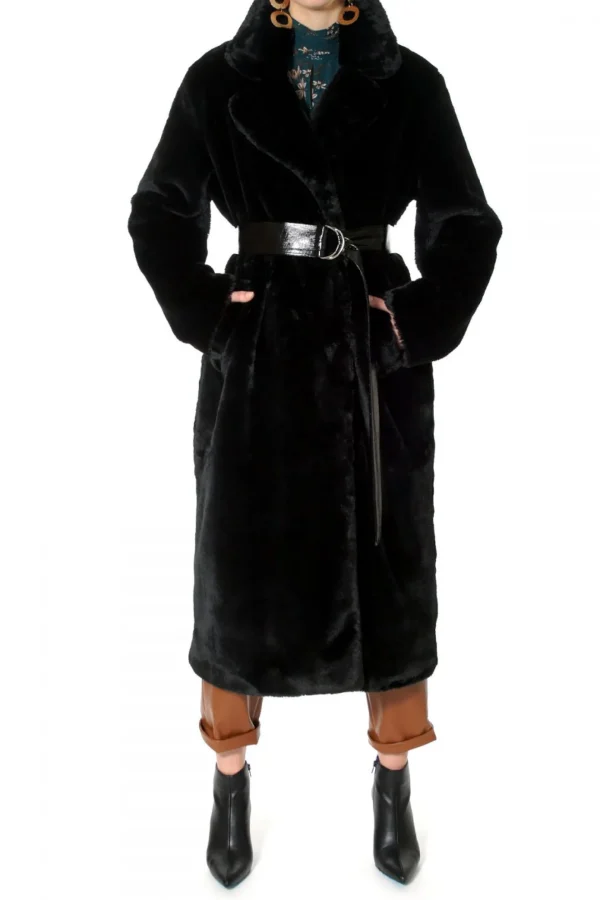 Futro Kylie Warm Black>AGGI Fashion
