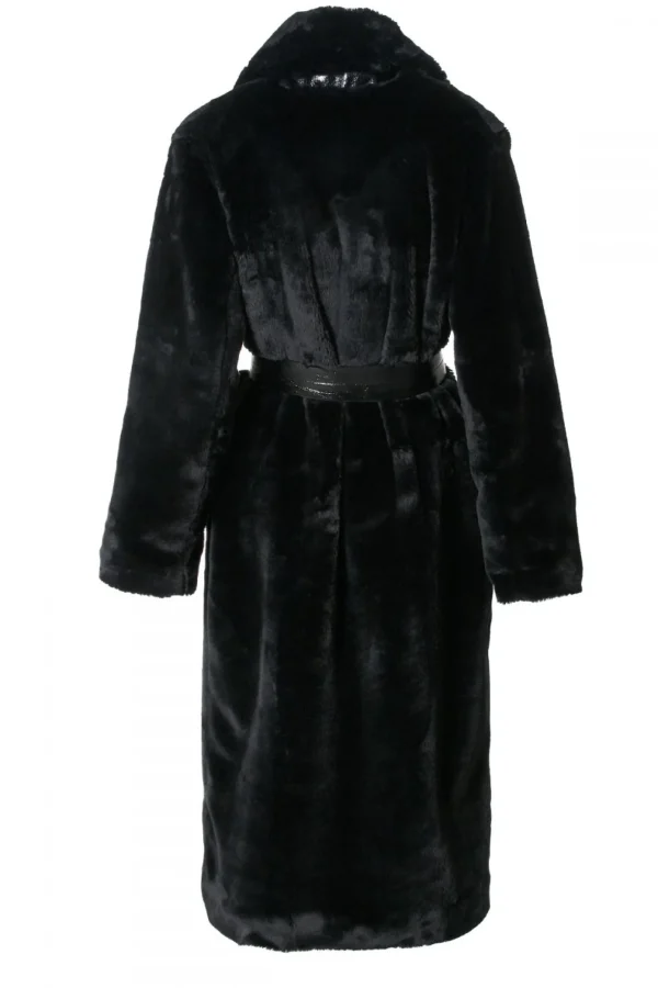 Futro Kylie Warm Black>AGGI Fashion