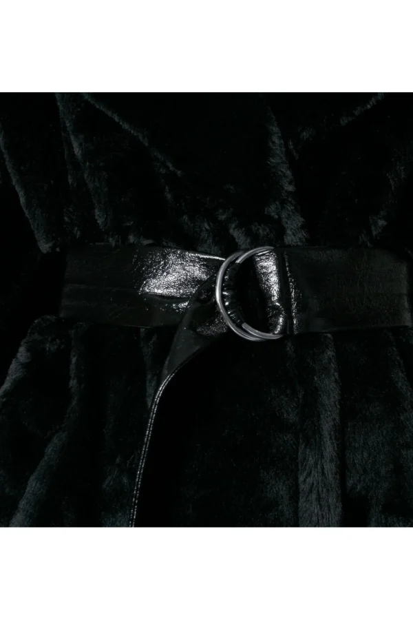 Futro Kylie Warm Black>AGGI Fashion