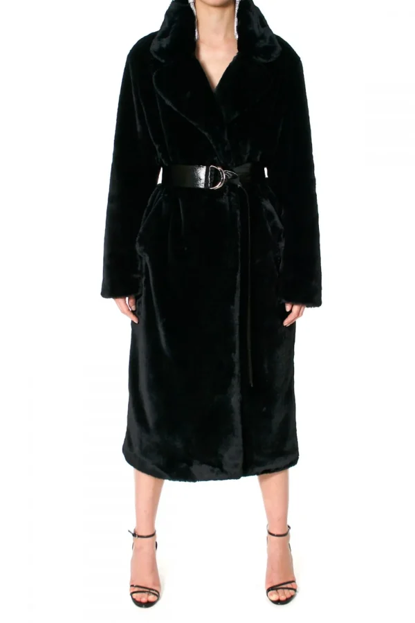 Futro Kylie Warm Black>AGGI Fashion