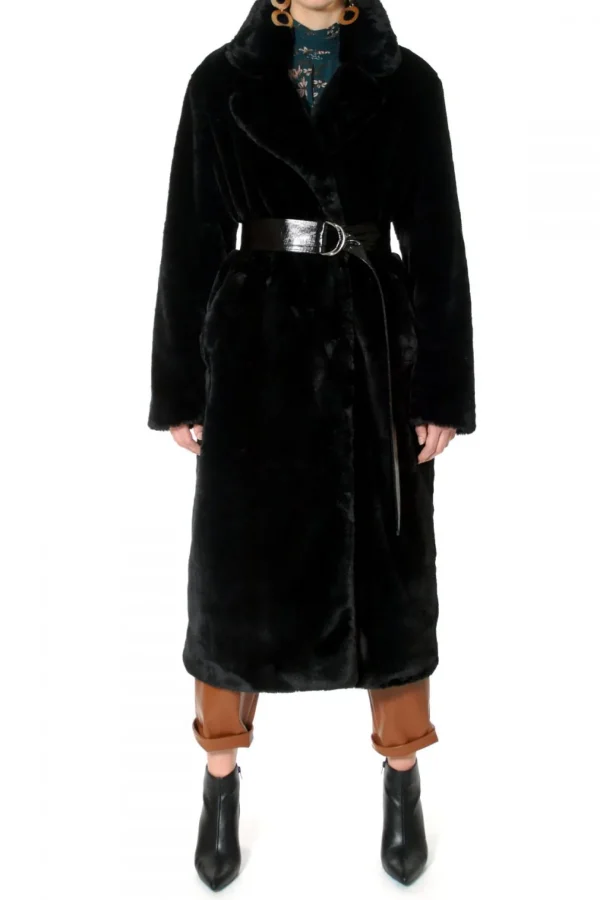 Futro Kylie Warm Black>AGGI Fashion