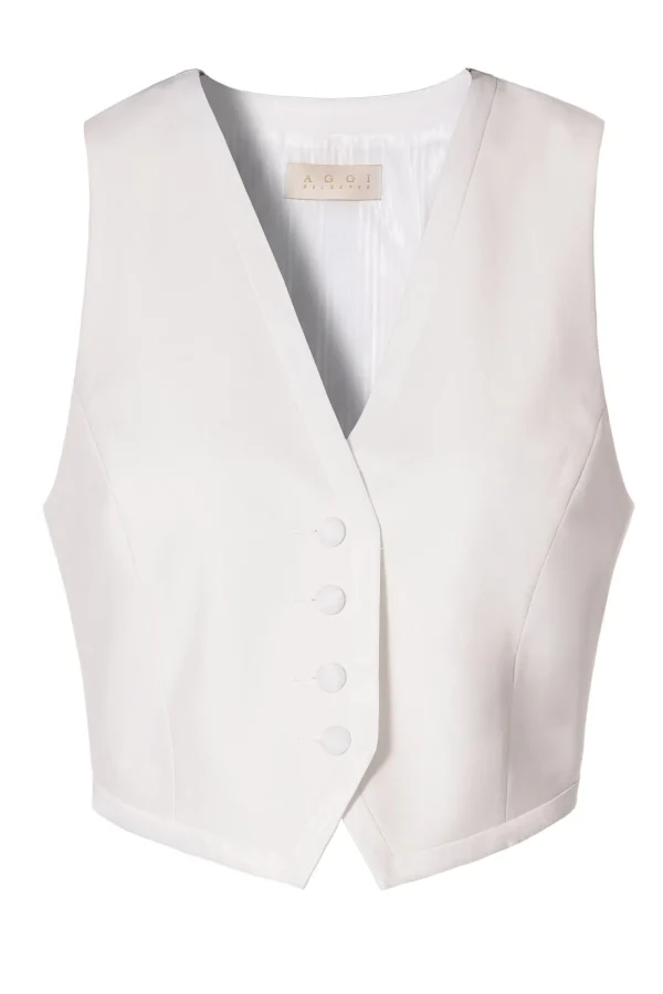 Kamizelka Uma Aesthetic White>AGGI Shop