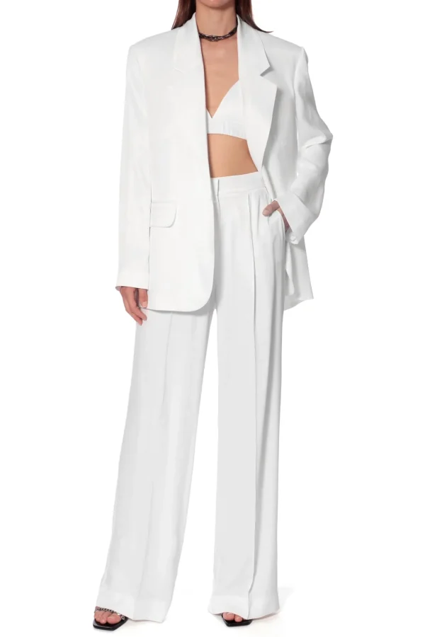Marynarka Bellamy Satin Bright White>AGGI Best