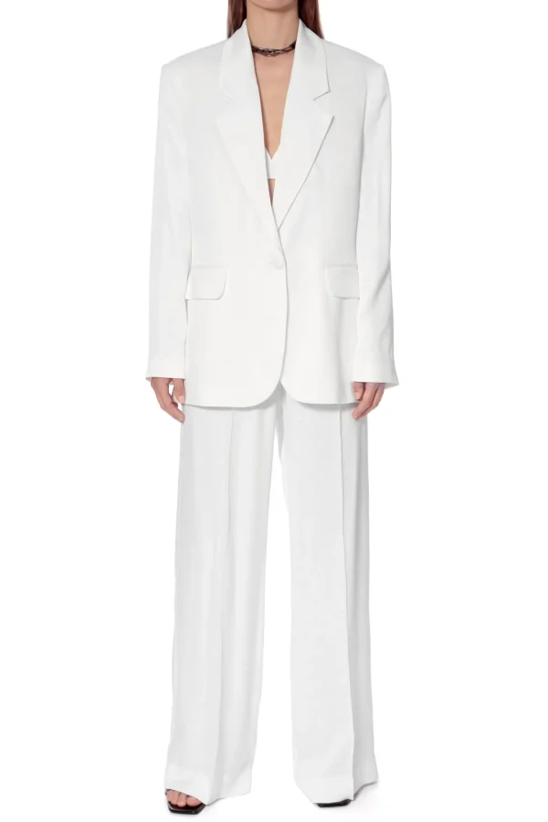 Marynarka Bellamy Satin Bright White>AGGI Best