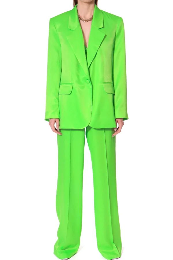 Marynarka Bellamy Satin Green Flash>AGGI Flash Sale