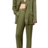 Marynarka Bellamy Satin Olive Branch>AGGI New