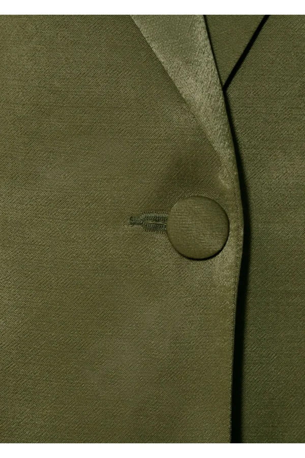 Marynarka Bellamy Satin Olive Branch>AGGI New