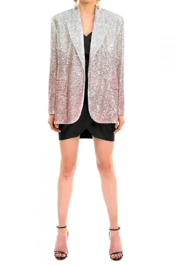 Marynarka Cekinowa Gioia Silver Peony>AGGI Flash Sale