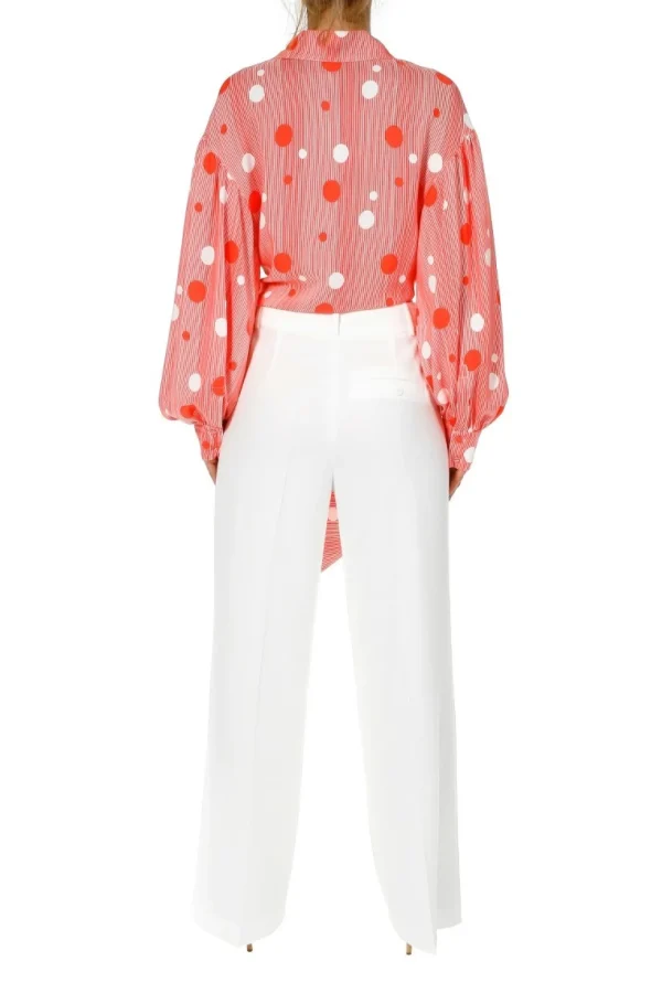 Spodnie Fallon Bialy>AGGI Fashion