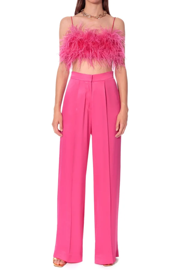 Spodnie Jessie Satin Barbie Pink>AGGI Best