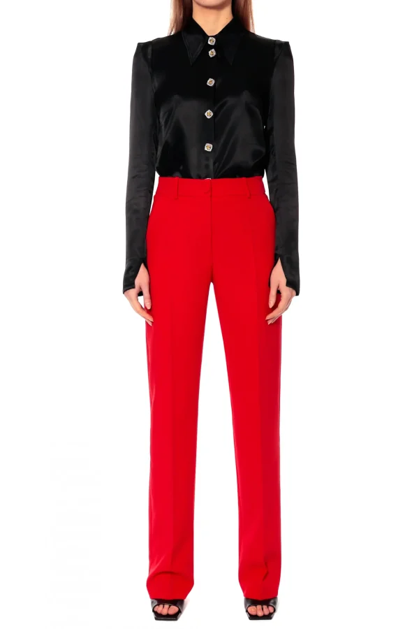 Spodnie Lesly Fiery Red>AGGI Fashion