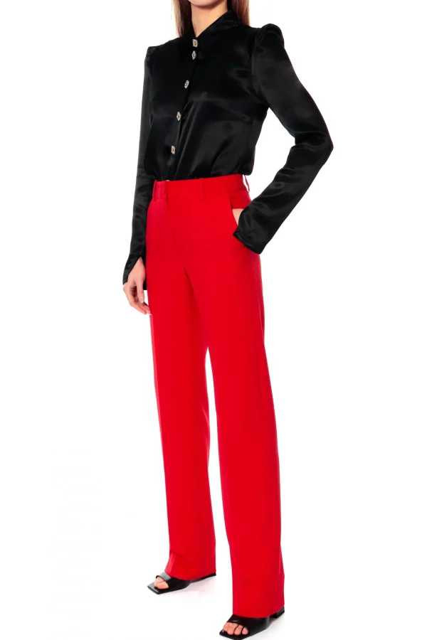 Spodnie Lesly Fiery Red>AGGI Fashion