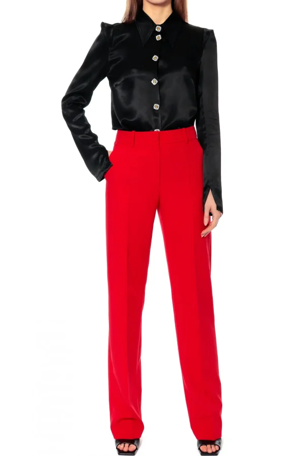 Spodnie Lesly Fiery Red>AGGI Fashion
