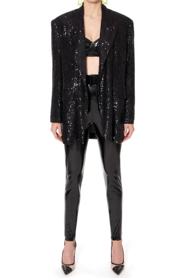Spodnie Olivia Black Glow>AGGI Store