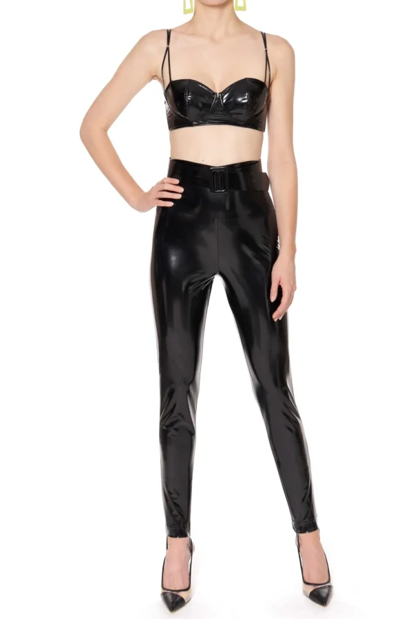 Spodnie Olivia Black Glow>AGGI Store