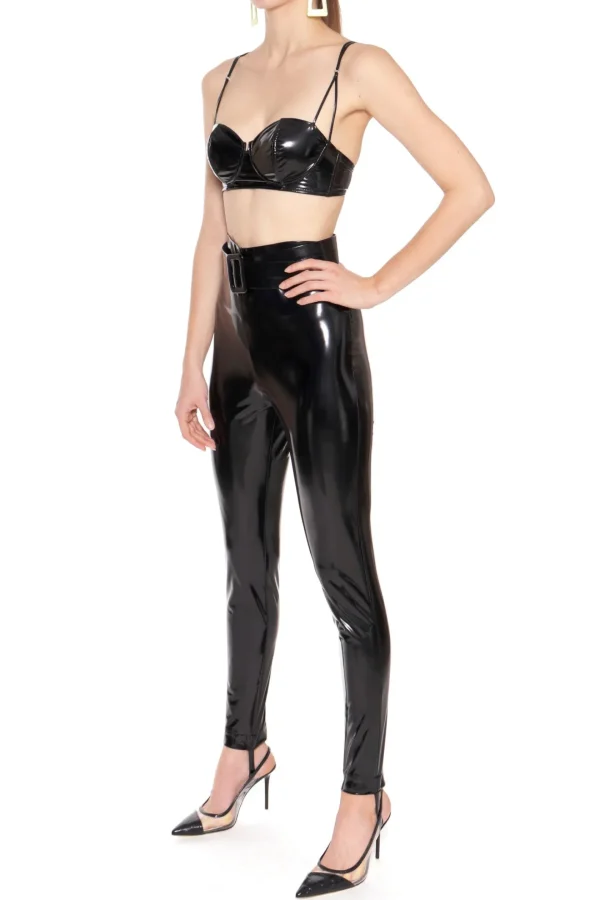 Spodnie Olivia Black Glow>AGGI Store