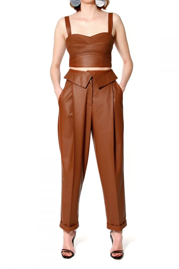 Spodnie Xenia Raw Umber>AGGI Flash Sale