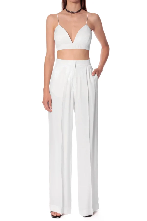 Stanik Asha Satin Bright White>AGGI Fashion
