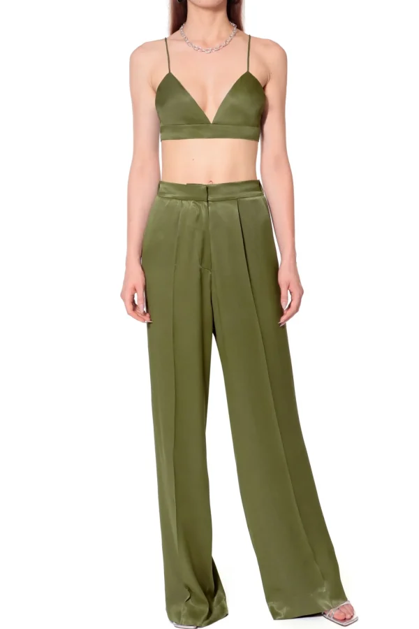 Stanik Asha Satin Olive Branch>AGGI Cheap