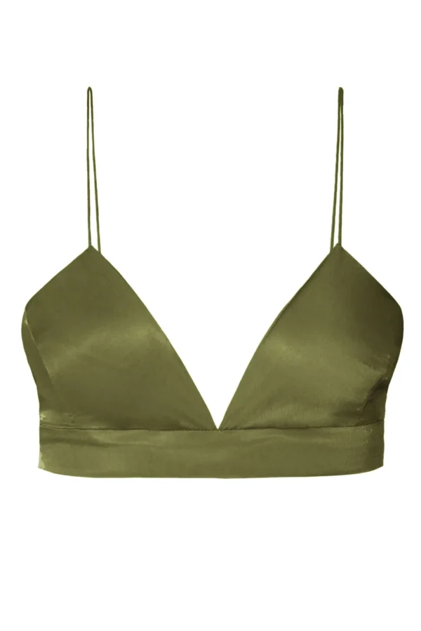 Stanik Asha Satin Olive Branch>AGGI Cheap