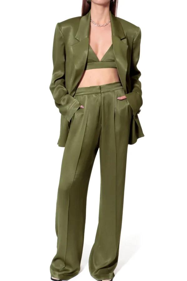 Stanik Asha Satin Olive Branch>AGGI Cheap