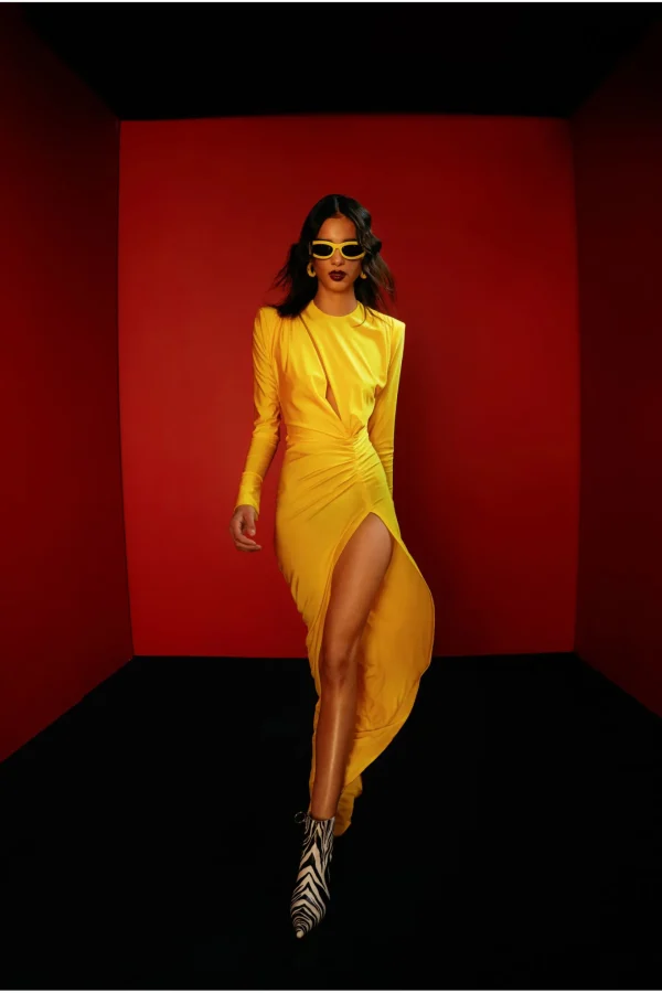 Sukienka Adriana Super Yellow>AGGI Best