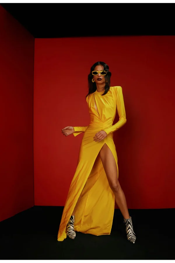 Sukienka Adriana Super Yellow>AGGI Best