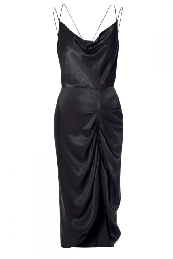 Sukienka Ava Glossy Black>AGGI Store