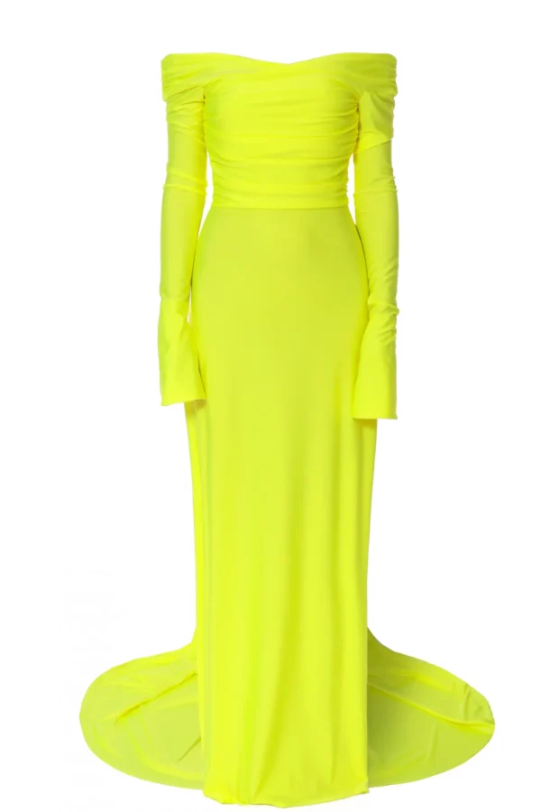 Sukienka Cameron Laser Yellow>AGGI Sale