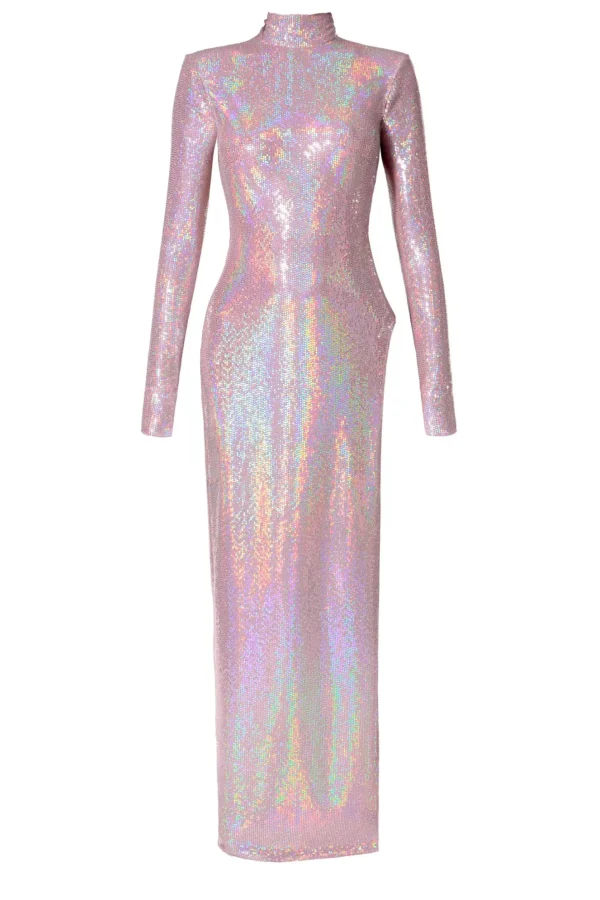 Suknia Candice Holographic Pink>AGGI Flash Sale