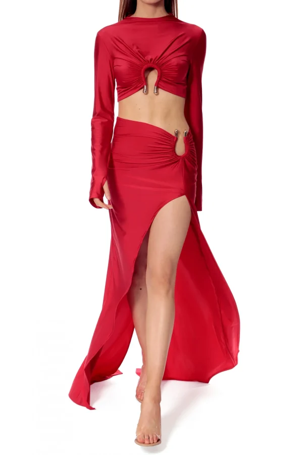 Top Ida Shy Cherry>AGGI Best Sale