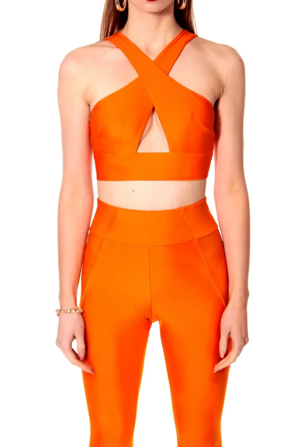 Top Isla Neon Orange>AGGI Fashion