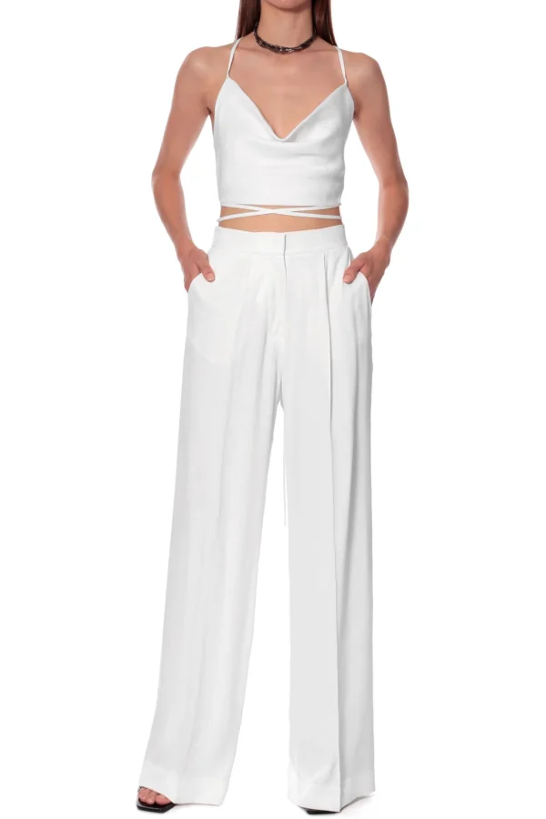 Top Lucia Satin Bright White>AGGI Best