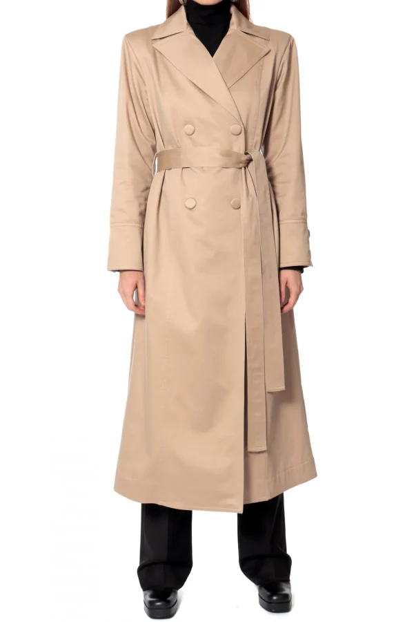 Trencz Logan Natural Beige>AGGI Store