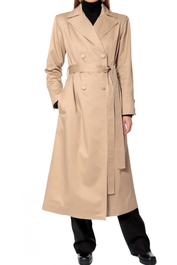 Trencz Logan Natural Beige>AGGI Store